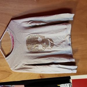 Hard Candy Skull Sequin Top